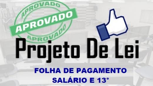 APROVADO REMANEJAMENTO PARA PAGAMENTO DOS SALÁRIOS E 13° DOS SERVIDORES DA PREFEITURA DE RIO BONITO DO IGUAÇU